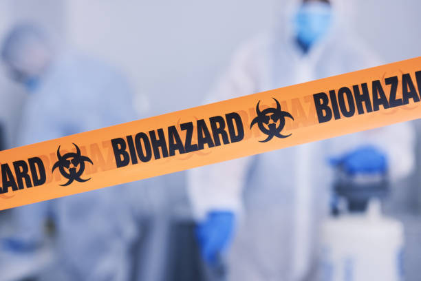 Professional Blood Cleanup technician working in Sunapee, NH